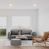 Plafon Okrągły Drewniany CCT 3000-6000K LED 18W 23cm Abruzzo Maze