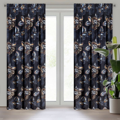 Zasłona czarna 140x270