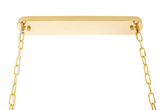 Lampa wisząca IMPERIAL LONG GOLD 90 - stal, kryształ-ADANI