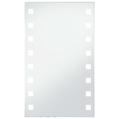 vidaXL Ścienne lustro łazienkowe z LED, 60 x 100 cm