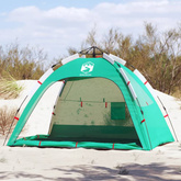 vidaXL Namiot plażowy, 2-os., zielony, wodoszczelny wariant 4