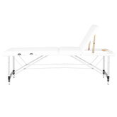 Stół składany do masażu aluminiowy komfort Activ Fizjo 3 segmentowy white 126968