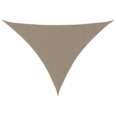 Trójkątny żagiel ogrodowy, tkanina Oxford, 4x4x5,8 m, taupe