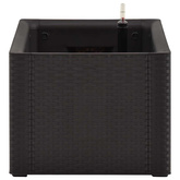 Podwyższona donica z systemem podlewania, antracyt, 100x43x33cm