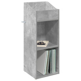 Szafka na płyty winylowe Betonowy szary 36 x 36 x 95,5 cm
