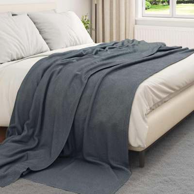 Koce narzutowe 24 pcs Ciemnoszary 240 x 220 cm Polar