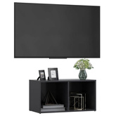 vidaXL Szafka pod TV, szara, 72x35x36,5 cm, materiał drewnopochodny