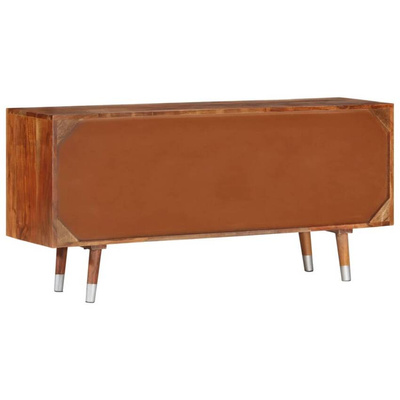 vidaXL Szafka pod TV, 118x30x55 cm, lite drewno akacjowe