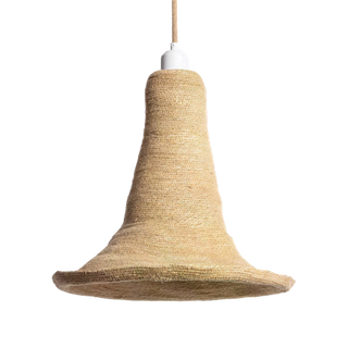 Lampa Wisząca Boho z Włókna Naturalnego Abruzzo Chiara E27