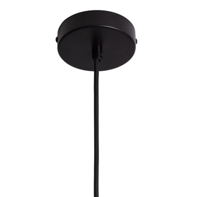 Lampa Wisząca metal i szkło bursztynowe G9 ?24cm Abruzzo Cartier