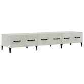vidaXL Szafka pod TV, szarość betonu, 150x34,5x30 cm