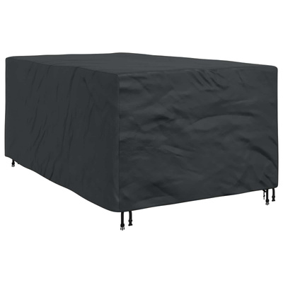 Pokrowiec na meble Gładki Czarny 143 x 225 x 90 cm 420D