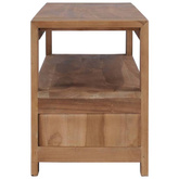 vidaXL Szafka pod TV, 120 x 30 x 40 cm, lite drewno tekowe