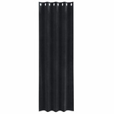 Zasłony zaciemniające 2 pcs Czarny 140 x 245 cm Aksamit