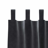 Zasłony zaciemniające 2 pcs Ciemnoszary 140 x 140 cm Aksamit