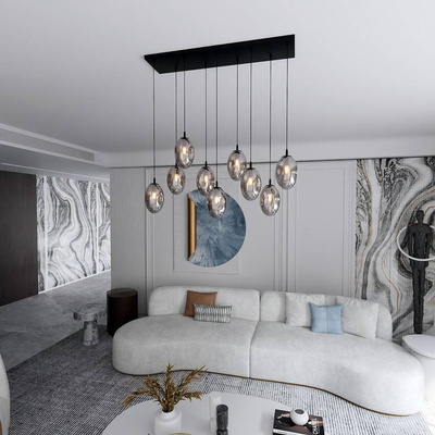 Lampa wisząca ASTRAL 9 BL GRAFIT