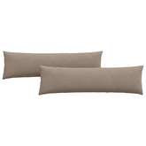 Poduszki na sofę 2 pcs Ciemnoszary 145 x 40 cm tkanina