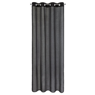 Zasłona Agis czarna 140x250