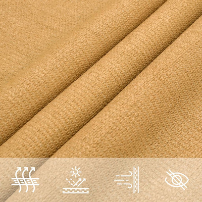 Żagiel przeciwsłoneczny, 160 g/m², piaskowy, 3x4 m, HDPE