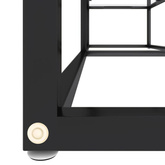 vidaXL Szafka pod TV, bezbarwna, 140x40x40,5 cm, szkło hartowane