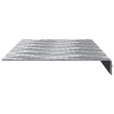 Stopień Prostokątny 5 pcs Srebrny 60 x 18 x 2,5 cm Aluminium