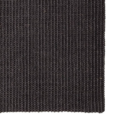 vidaXL Dywanik, naturalny sizal, 100x250 cm, czarny