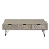 vidaXL Szafka pod TV z 3 szufladami, 120x40x36 cm, szara