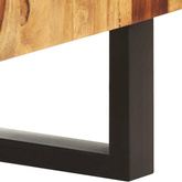 vidaXL Szafka pod TV, 130x30x47 cm, lite drewno sheesham