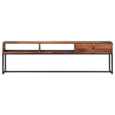 vidaXL Szafka pod TV, 160x30x45 cm, lite drewno sheesham