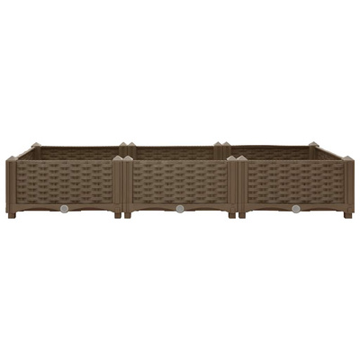 do podniesionej rabaty, 120x40x23 cm, polipropylen Donica