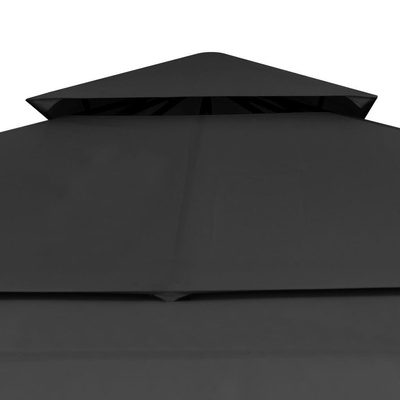 vidaXL Altana, podwójne rozkładane zadaszenia, 3x3x2,75 m, antracytowa