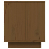 Szafka pod TV, miodowy brąz, 80x35x40,5 cm, lite drewno sosnowe vidaXL