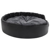 vidaXL Legowisko dla psa, czarno-ciemnoszare, 99x89x21 cm