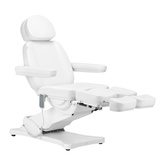 Elektryczny fotel kosmetyczny SILLON CLASSIC 3 silniki z kołyską pedi biały 148292