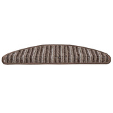 Samoprzylepne maty na schody 15 pcs Brązowy 56 x 17 x 3 cm