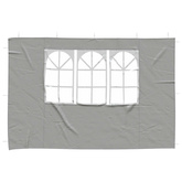 Ściana boczna namiotu na imprezy 2 pcs 300 x 195 cm jasnoszary