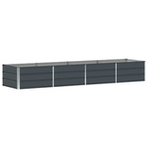 Donica Antracyt 320 x 80 x 45 cm Stal