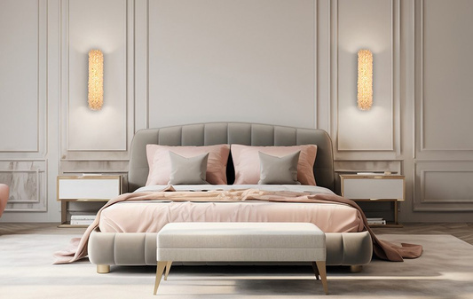 Designerska Lampa ścienna złoty Swarovski Adani AD212