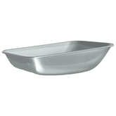 Zastąpienie tacy widlaka Srebrny 80 x 60 x 25 cm Stal