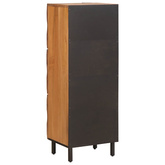 Highboard Wykończenie w kolorze brązowego akacji Drewno z mango