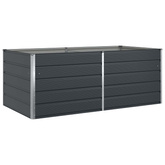 Donica Antracyt 195 x 100 x 75 cm Stal Galwanizowana