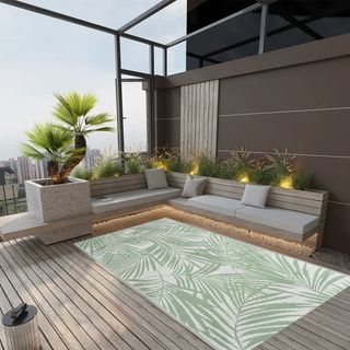 Dywan zewnętrzny, ARAKIL zielony, 160 x 230 cm, PP