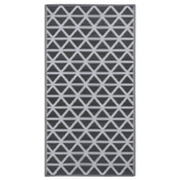 vidaXL Dywan na zewnątrz, czarny, 190x290 cm, PP