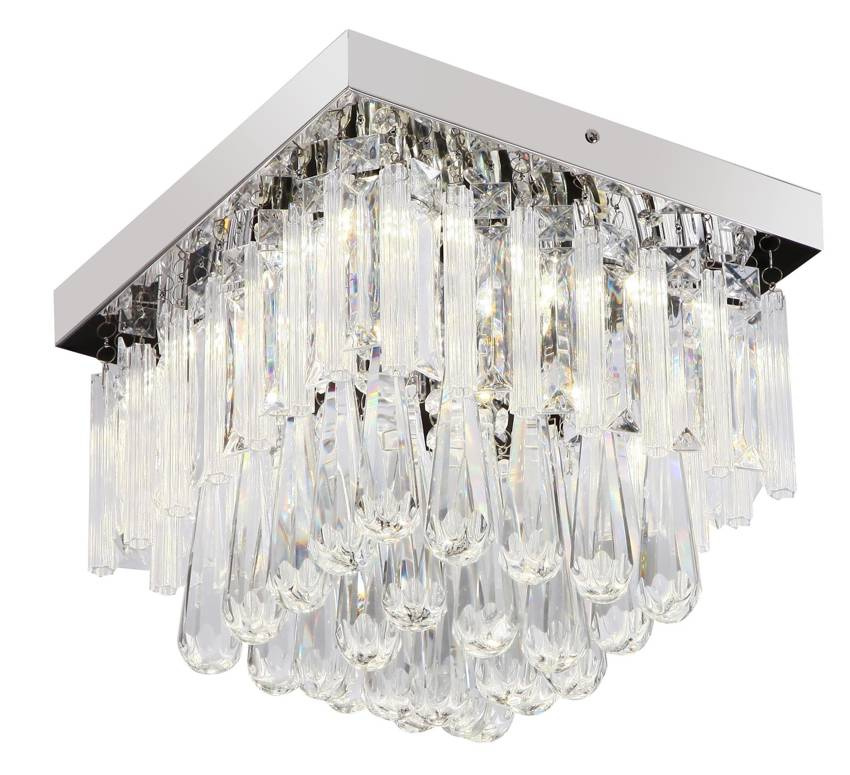 Lampa sufitowa Candellux 98-44785 Vidro plafon 18W led chrom