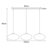 Lampa wisząca K-5678 z serii ARCO