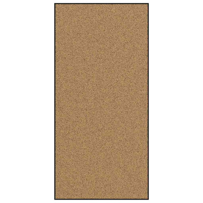 Dywanik wejściowy Kremowy i czarny 120 x 250 cm Poliamid i PVC