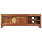 vidaXL Szafka pod TV, 120x30x40 cm, lite drewno akacjowe