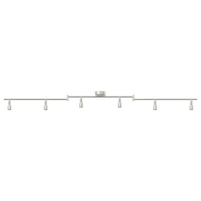Reflektor sufitowy Nikiel 176,5 x 9,5 x 14 cm Stal