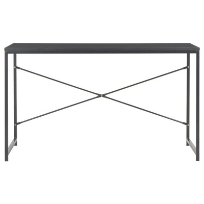 vidaXL Biurko komputerowe, czarne, 120 x 60 x 70 cm