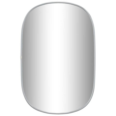 vidaXL Lustro ścienne, srebrne, 60x40 cm